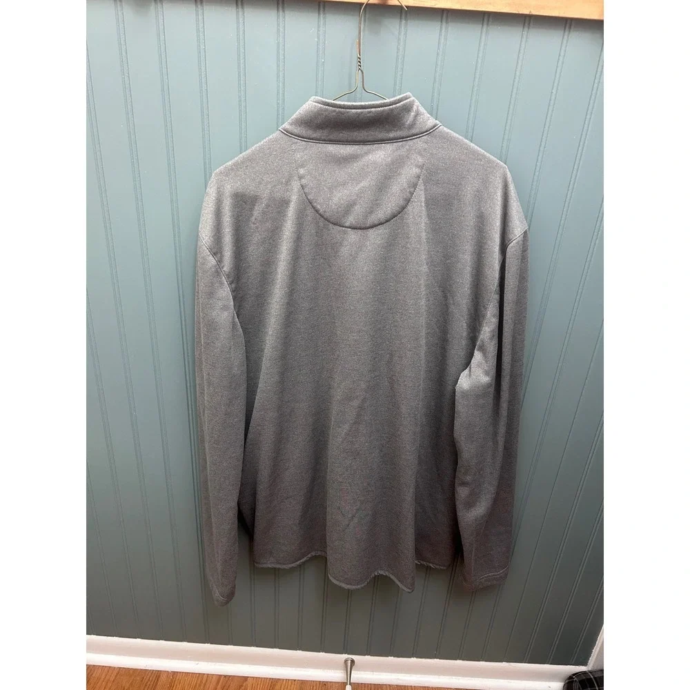 Callaway Golf Jacket Mens XL Gray Quilted Full Zip Long Sleeve Warm‎